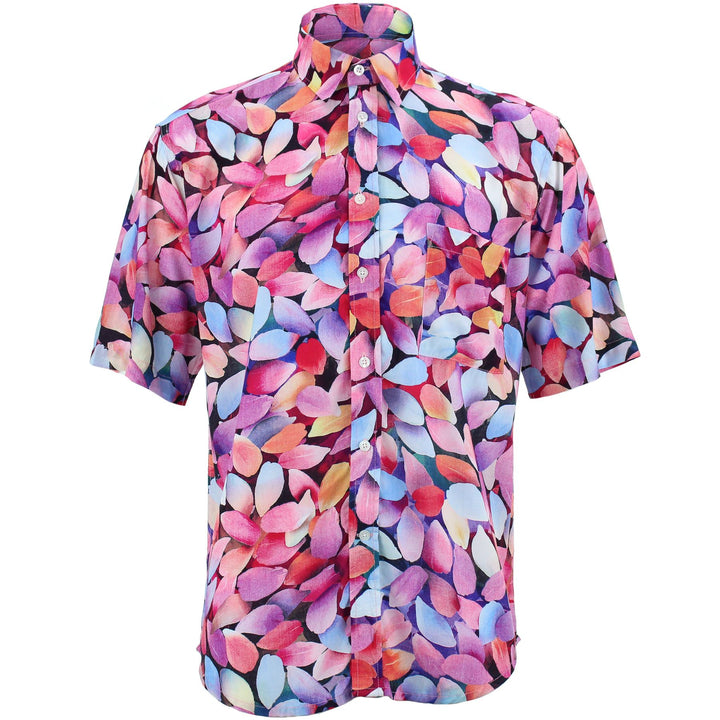 Regular Fit Short Sleeve Shirt - Petals