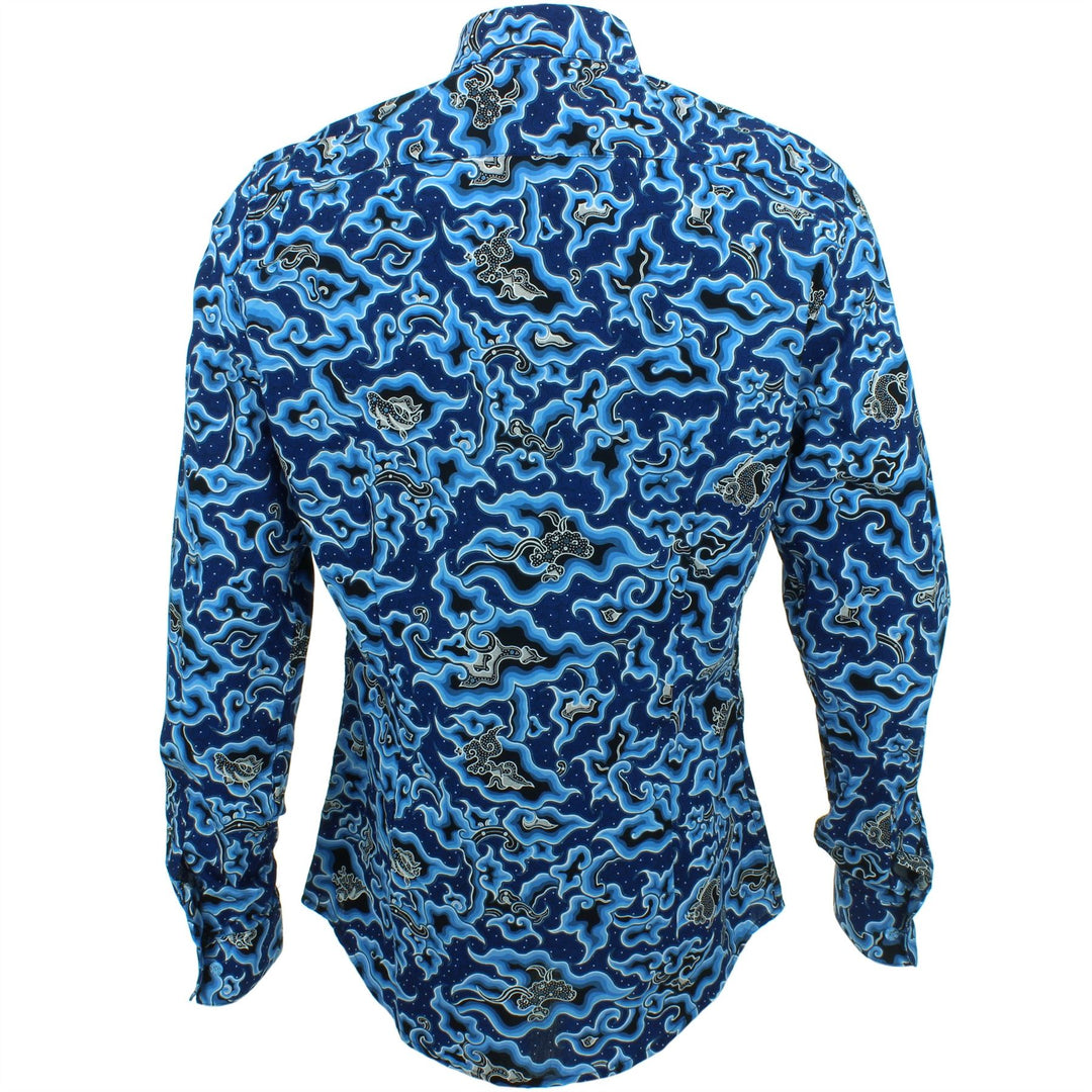 Slim Fit Long Sleeve Shirt - Sea Serpent