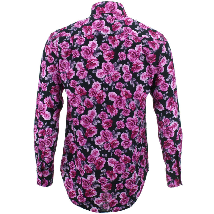 Regular Fit Long Sleeve Shirt - Roses