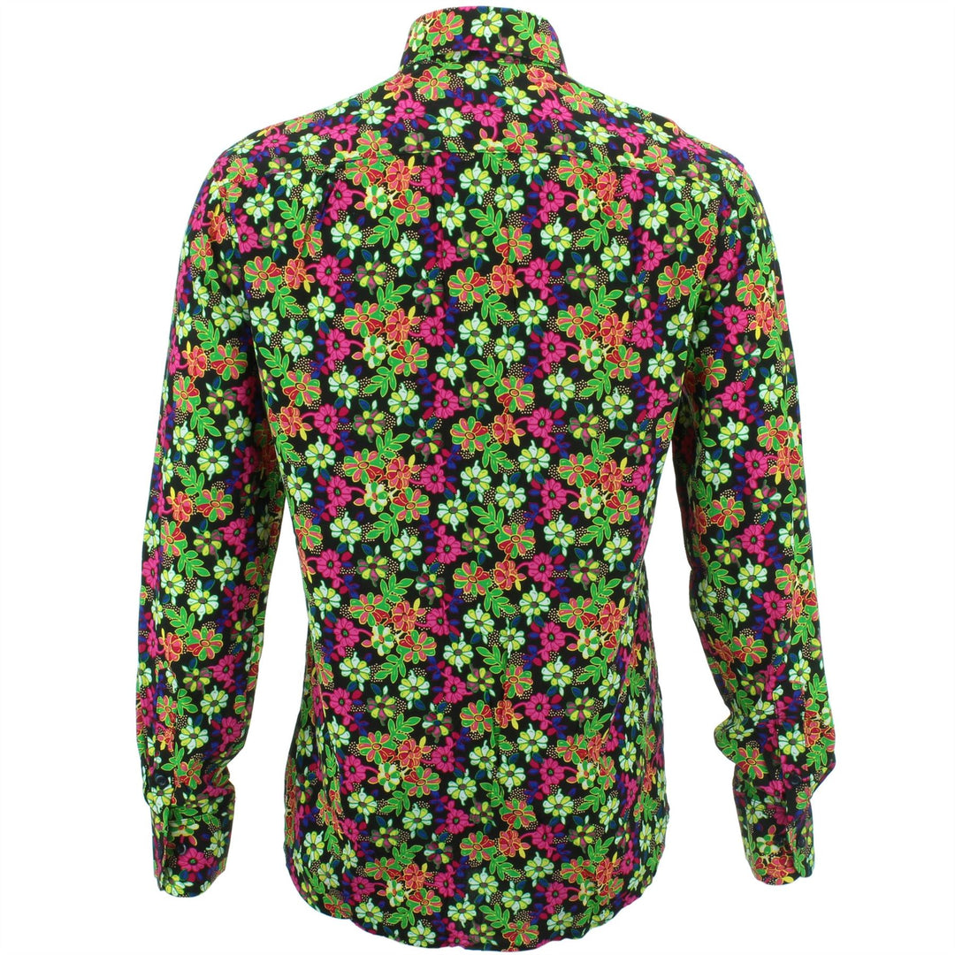 Regular Fit Long Sleeve Shirt - Vibrant Floral