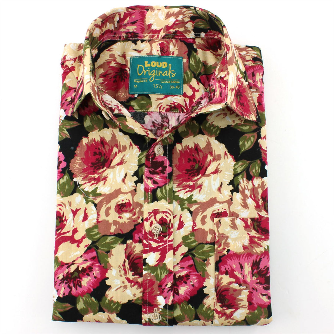 Slim Fit Long Sleeve Shirt - Floral