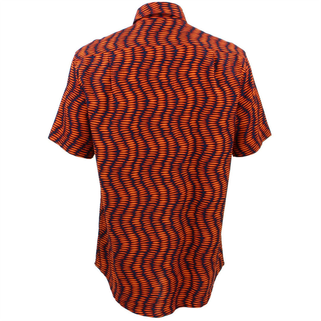 Regular Fit Short Sleeve Shirt - Chevron Elipse