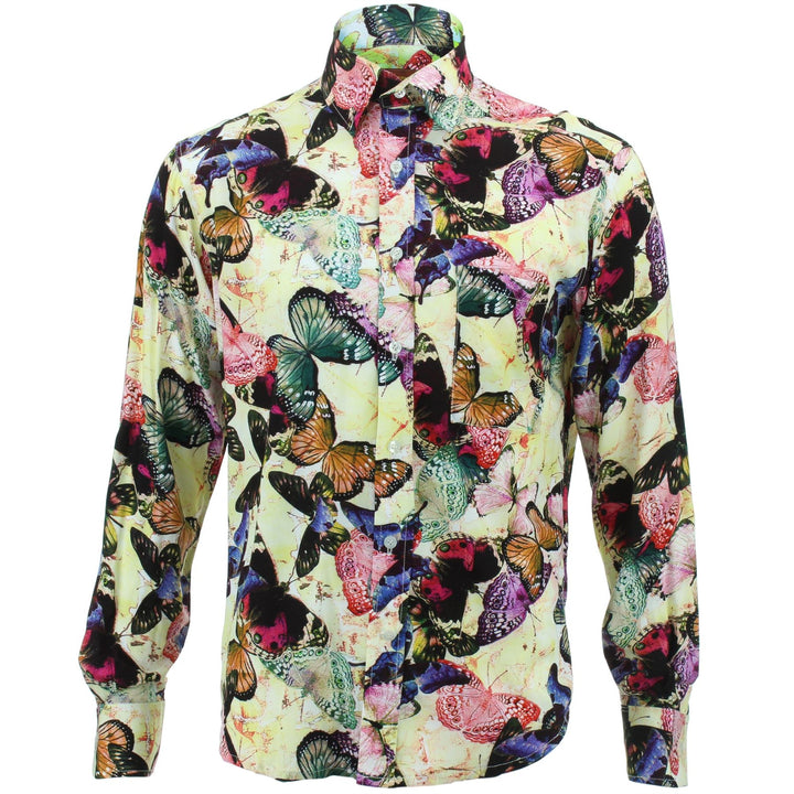 Regular Fit Long Sleeve Shirt - Butterflies