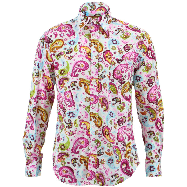 Regular Fit Long Sleeve Shirt - Paisley