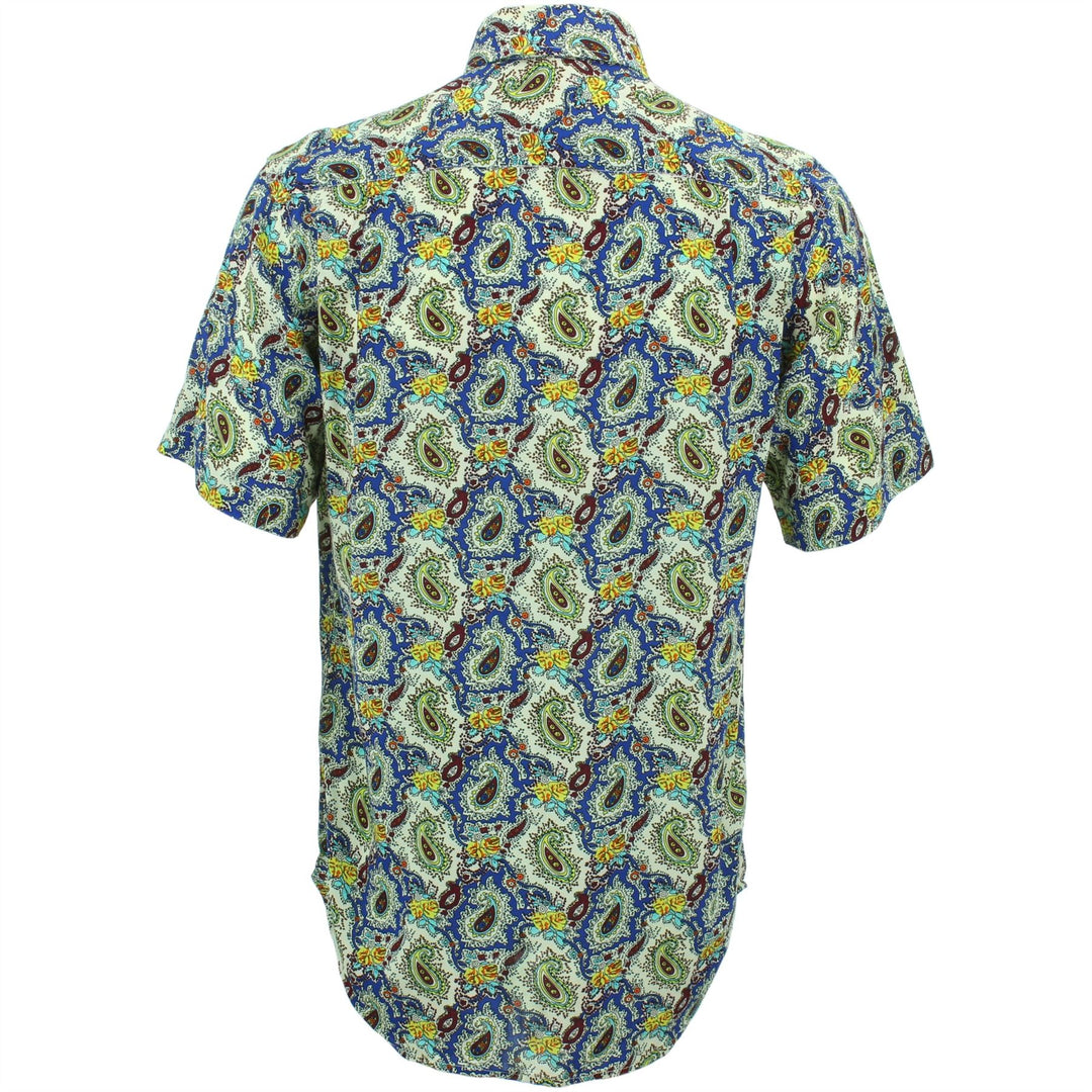 Regular Fit Short Sleeve Shirt - Paisley