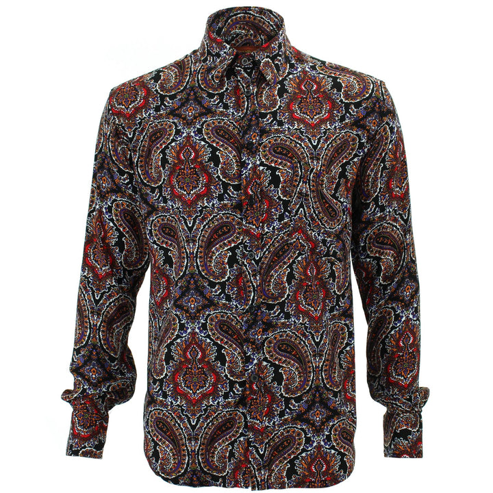 Regular Fit Long Sleeve Shirt - Paisley