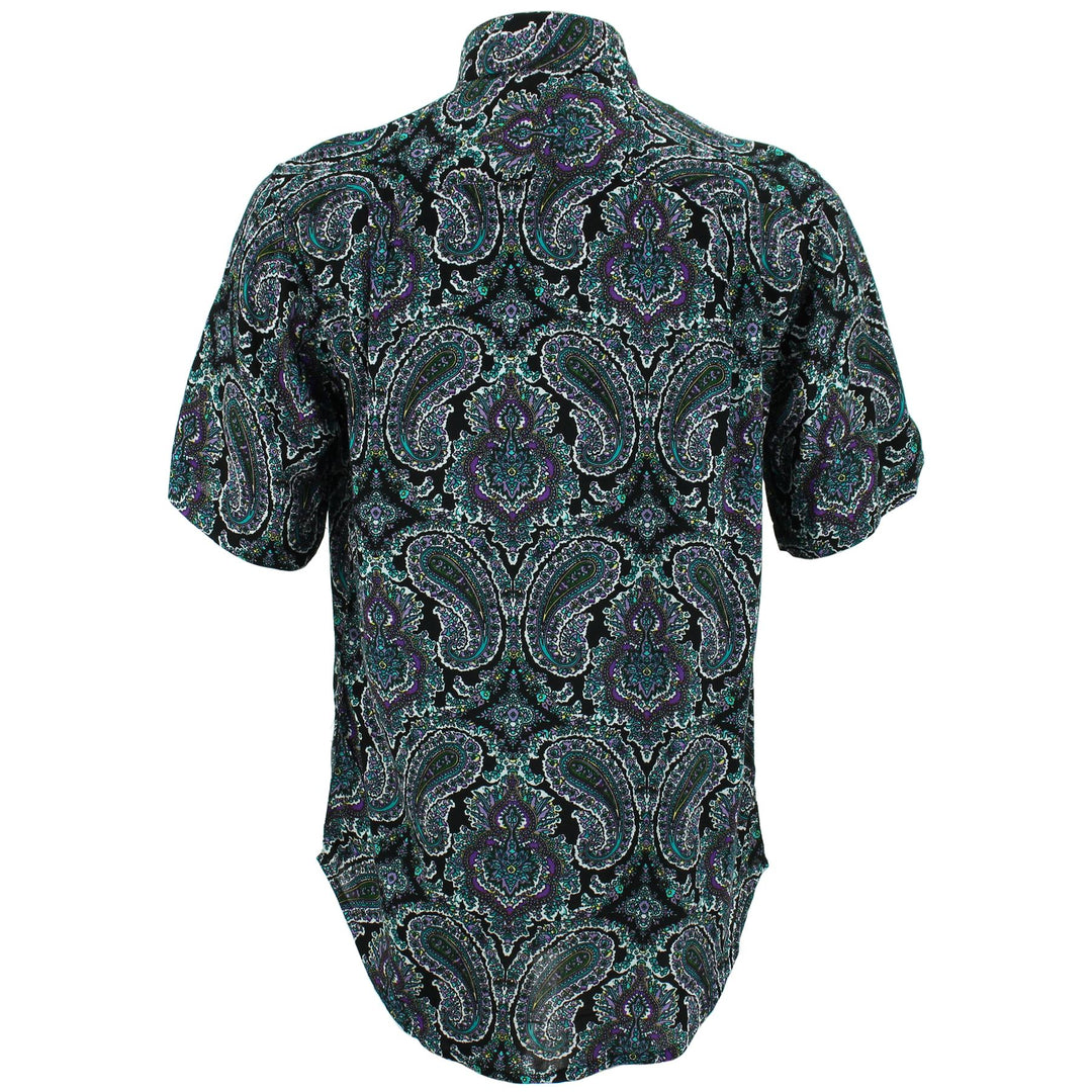 Regular Fit Short Sleeve Shirt - Paisley