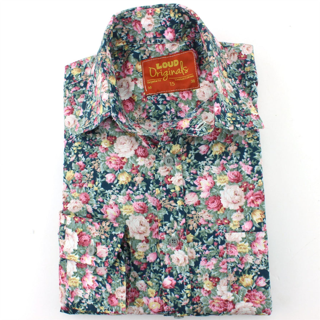 Regular Fit Long Sleeve Shirt - Floral