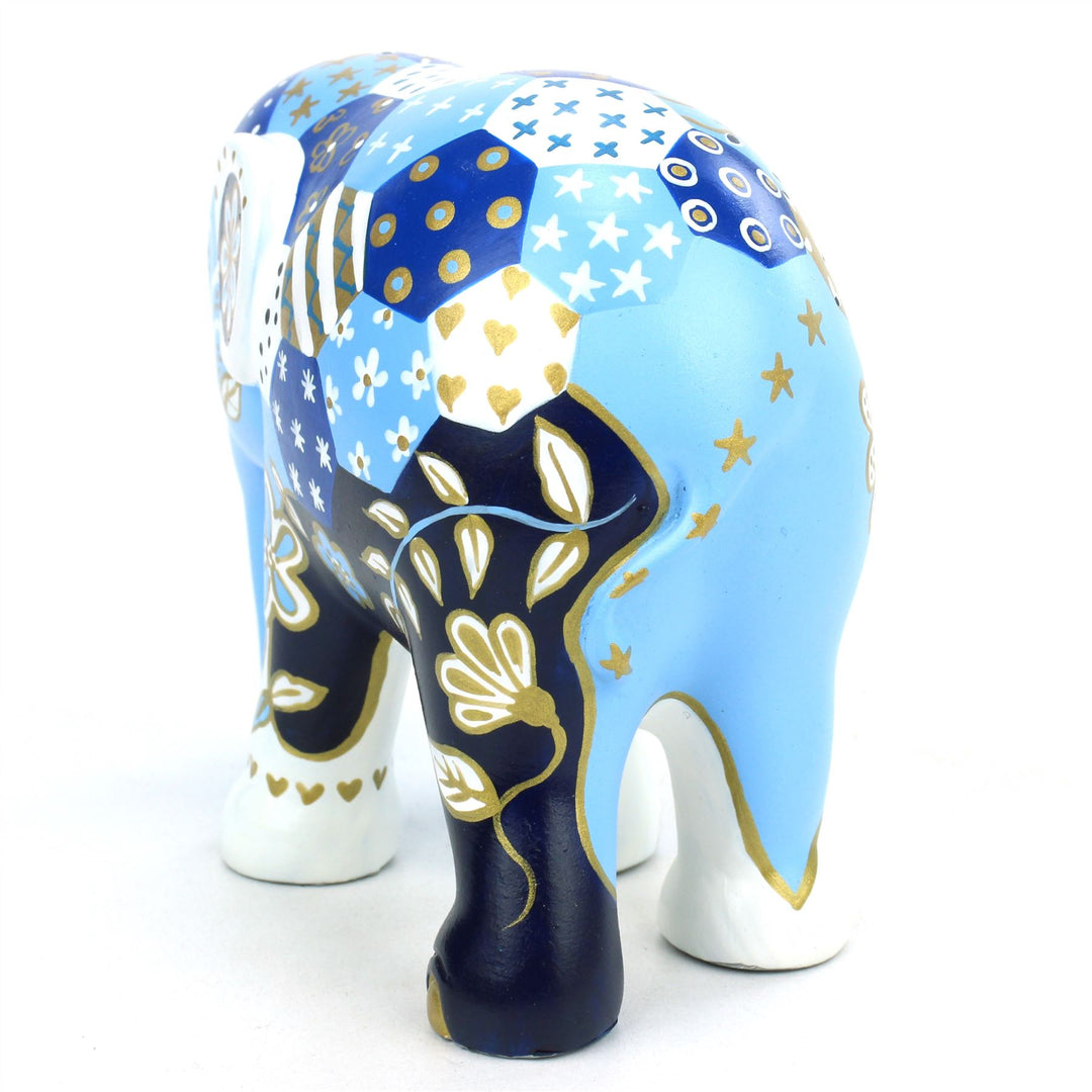 Limited Edition Replica Elephant - Patchie Indigo