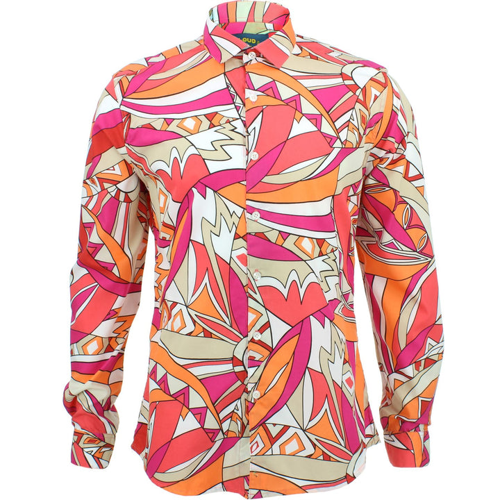 Slim Fit Long Sleeve Shirt - Capri Island