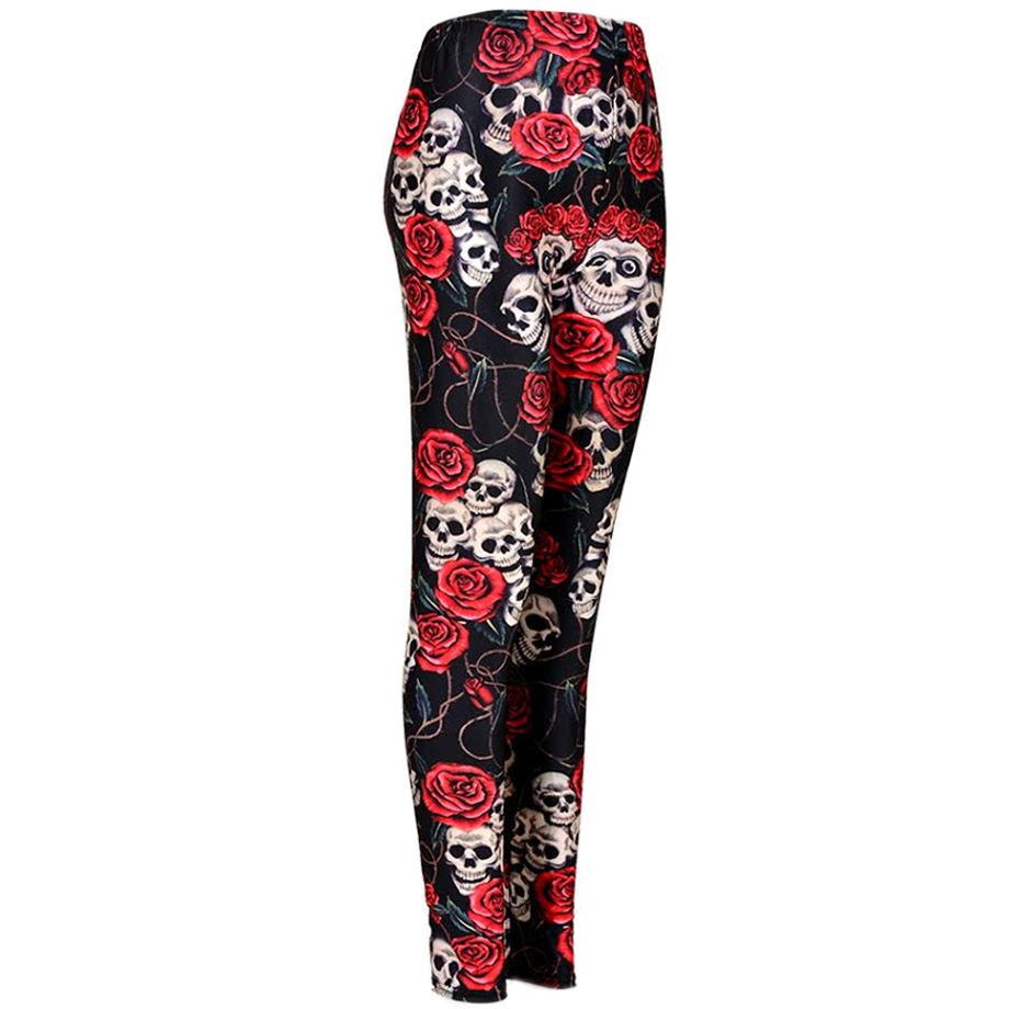 Leggings - Skull & Roses