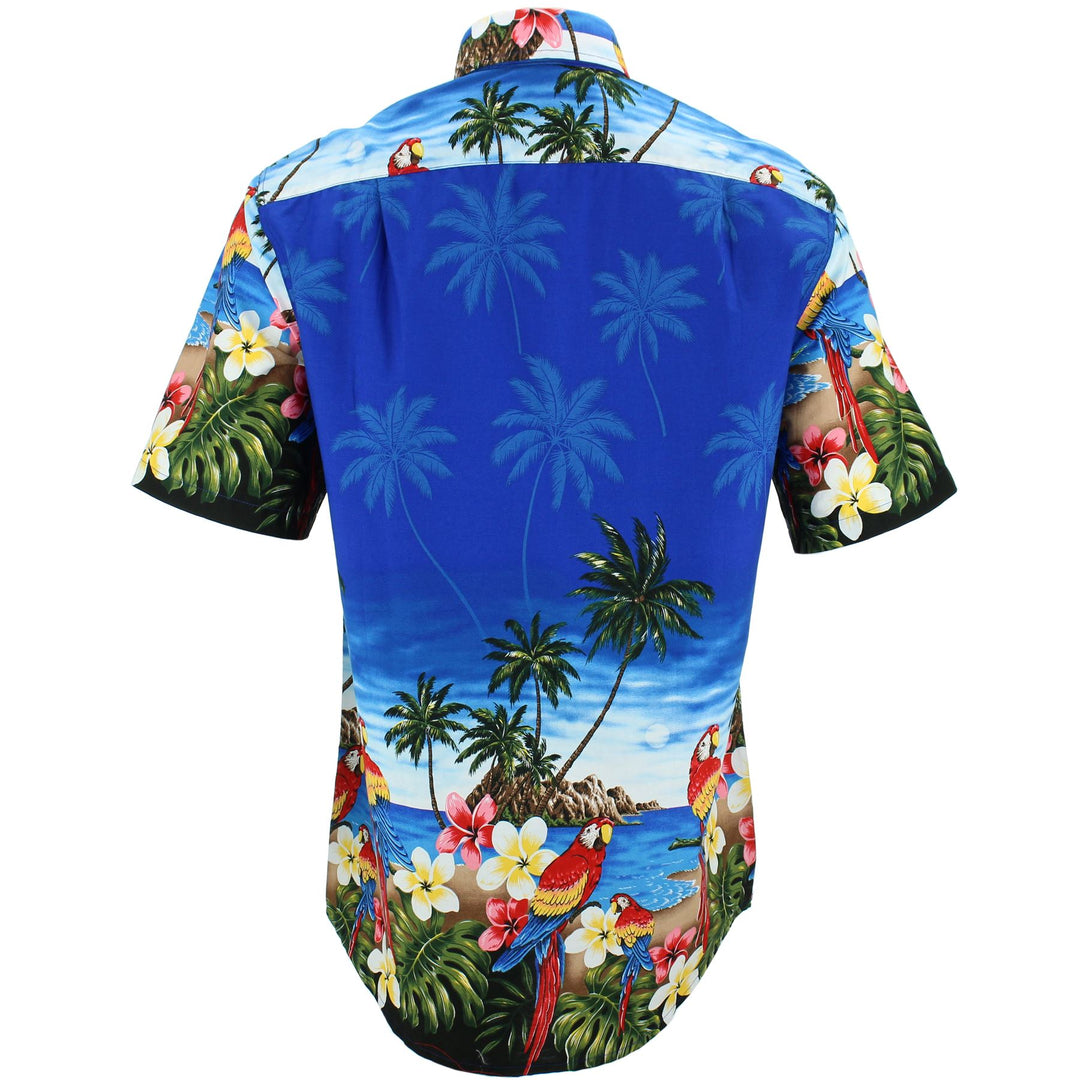 Regular Fit Short Sleeve Shirt - Paradise Parrot