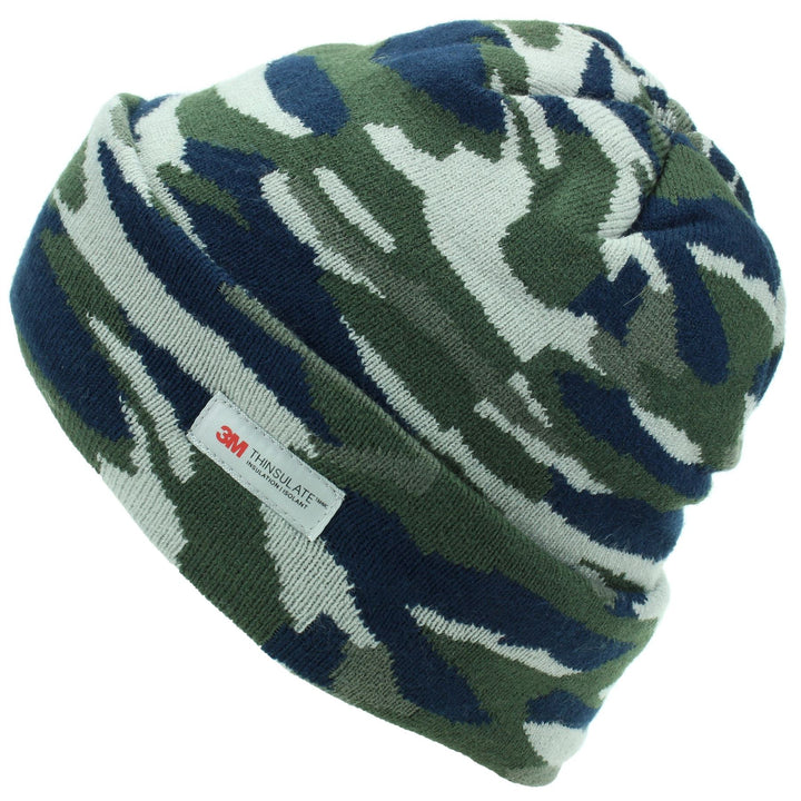 Hawkins Thinsulate Knitted Beanie Hat - Camo