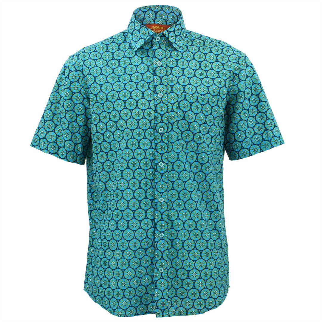 Regular Fit Short Sleeve Shirt - Kiwi Fruit