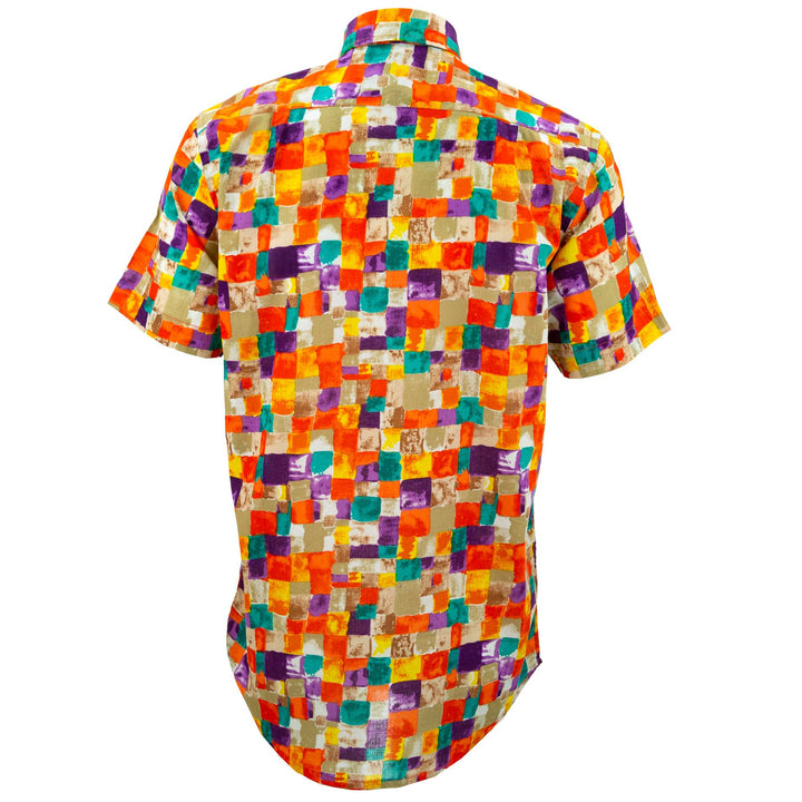 Regular Fit Short Sleeve Shirt - Paint