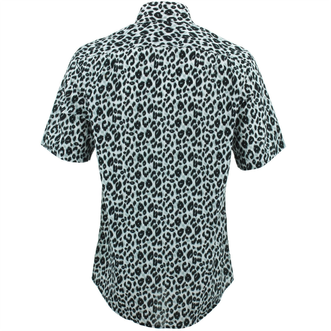 Regular Fit Short Sleeve Shirt - Leopard