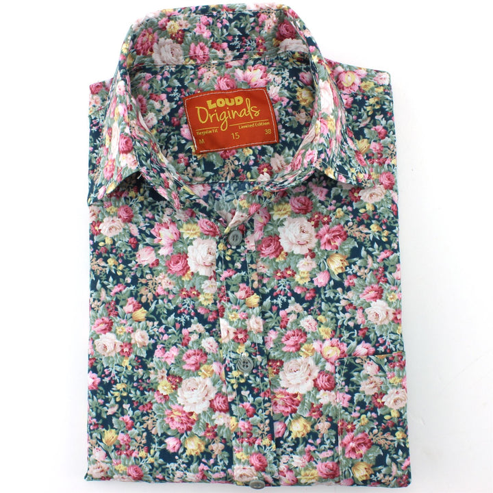 Regular Fit Short Sleeve Shirt - Floral