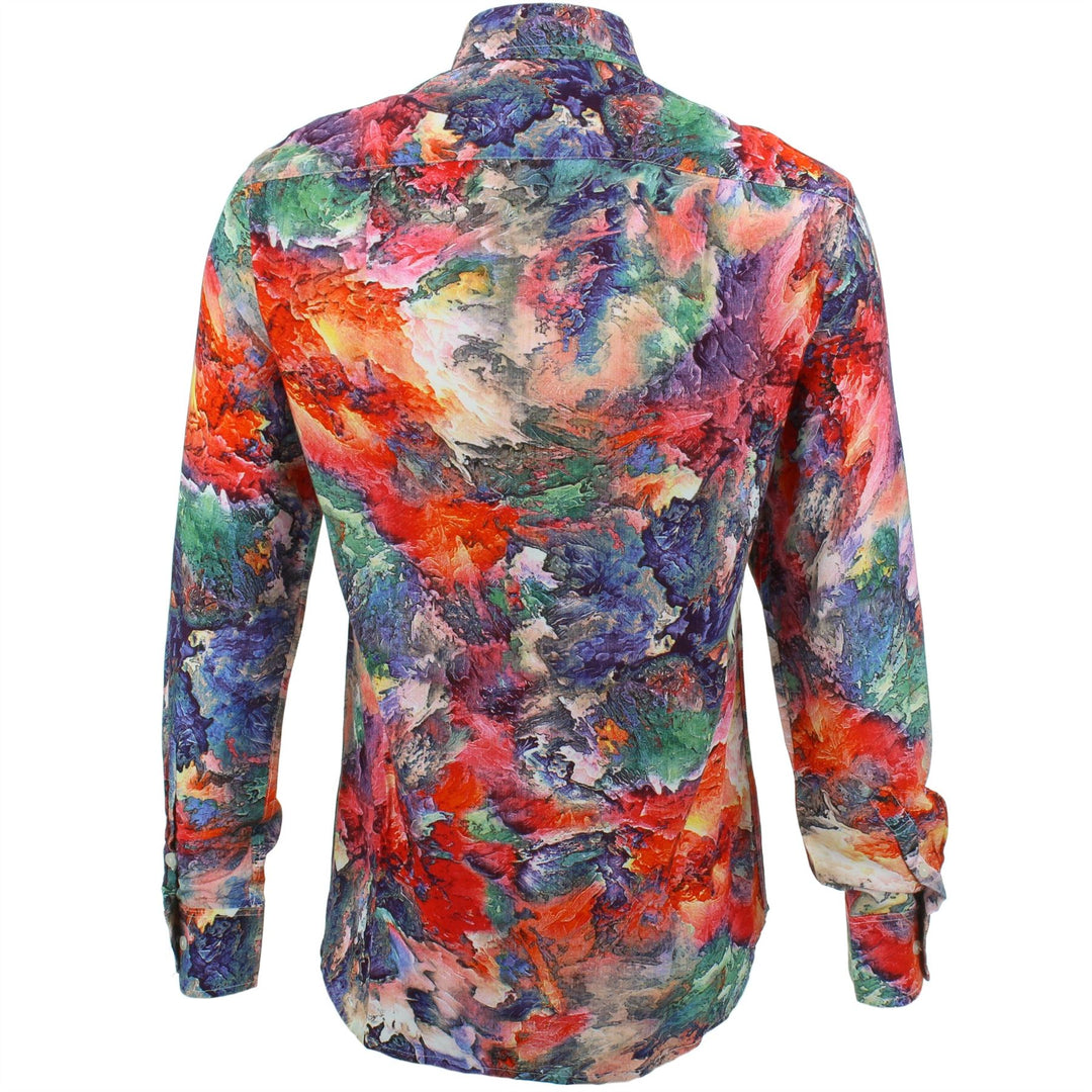 Regular Fit Long Sleeve Shirt - Volcano