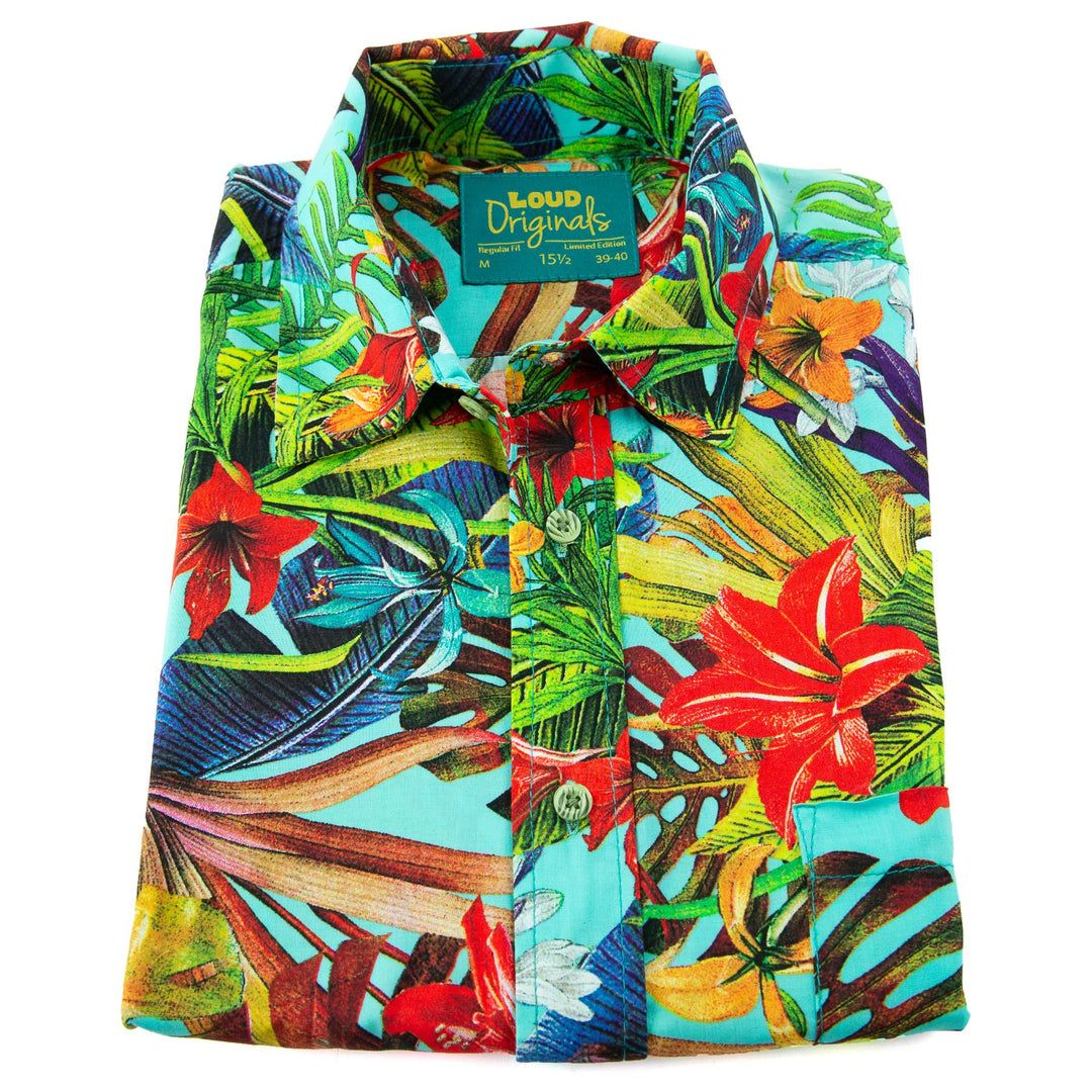 Regular Fit Long Sleeve Shirt - Tropical Lily