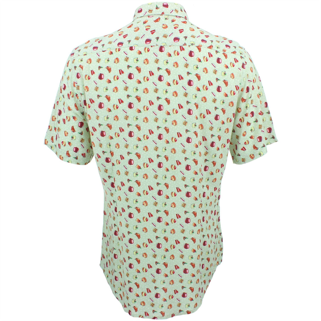 Slim Fit Short Sleeve Shirt - Afternoon Tea