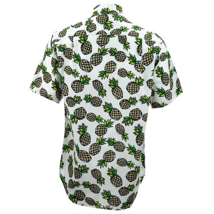 Regular Fit Short Sleeve Shirt - Pineapples