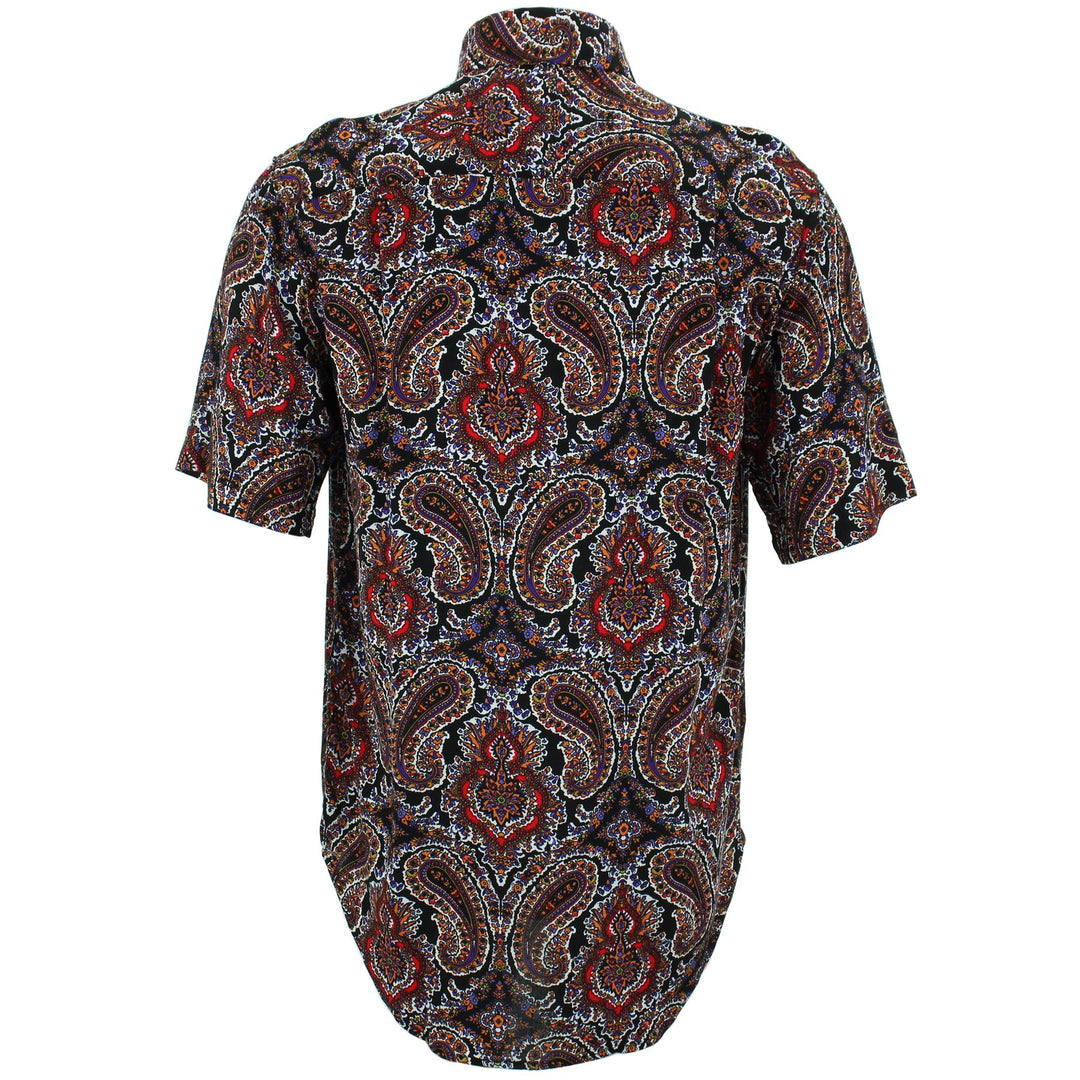 Regular Fit Short Sleeve Shirt - Paisley