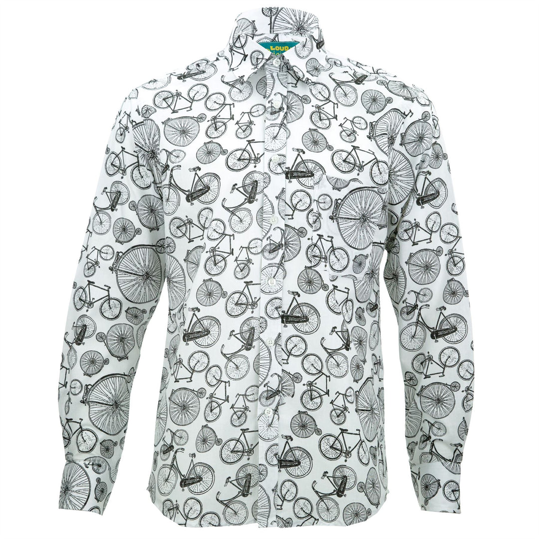 Regular Fit Long Sleeve Shirt - Bicycles