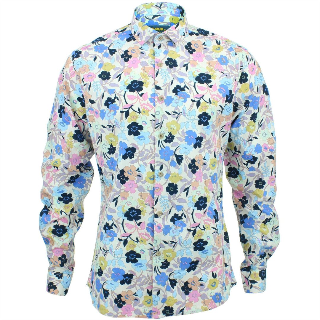 Slim Fit Long Sleeve Shirt - Oriental Paisley