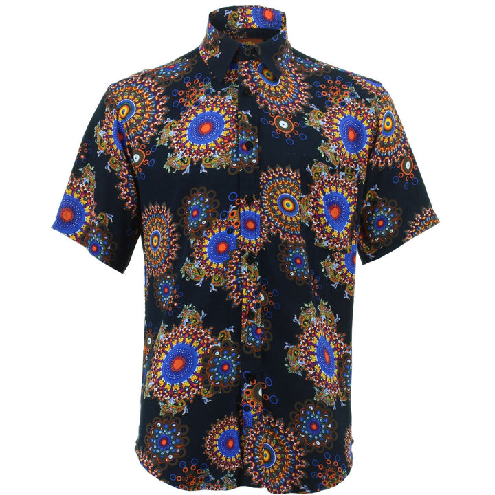 Regular Fit Short Sleeve Shirt - Fractal Suzani