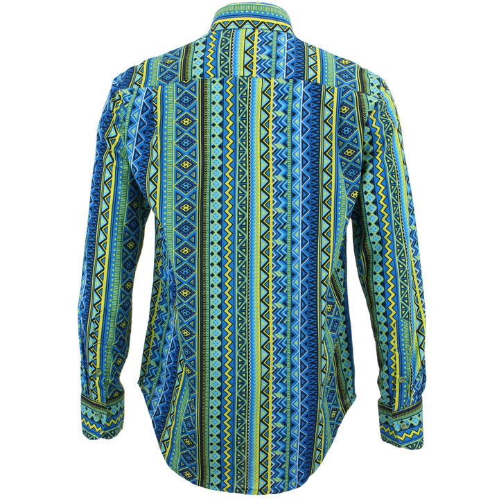 Regular Fit Long Sleeve Shirt - Aztec