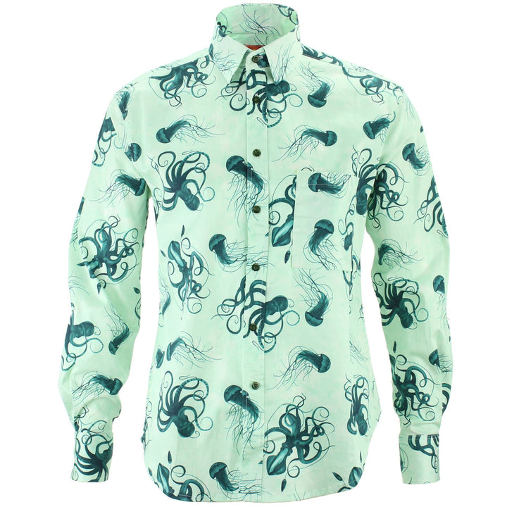 Regular Fit Long Sleeve Shirt - Ocean Life