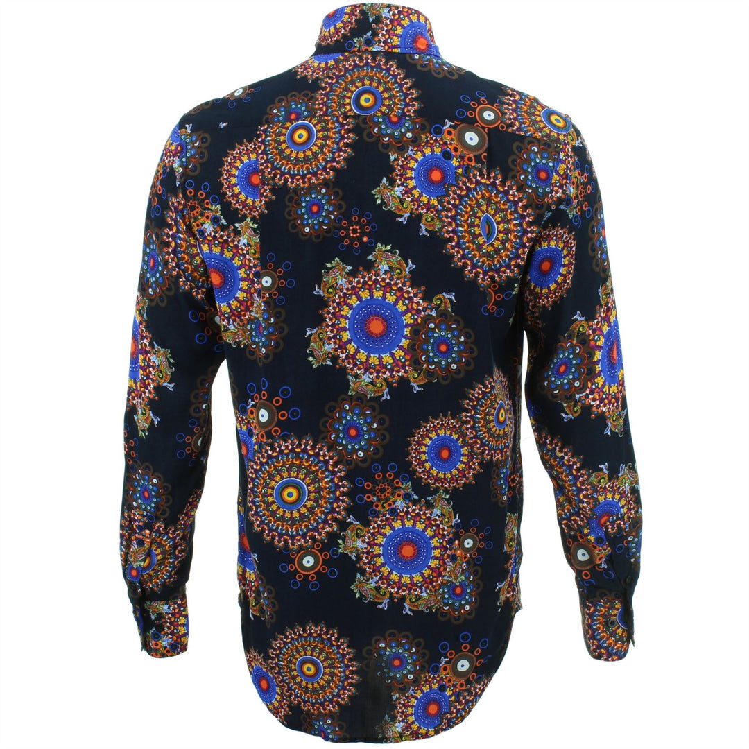 Regular Fit Long Sleeve Shirt - Fractal Suzani