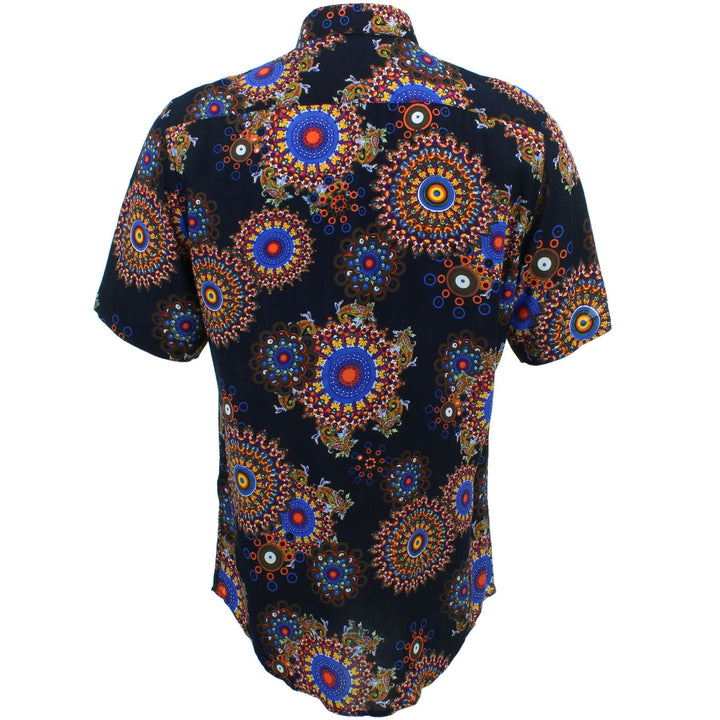 Slim Fit Short Sleeve Shirt - Fractal Suzani