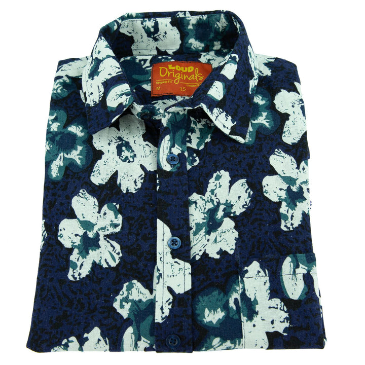 Regular Fit Short Sleeve Shirt - Midnight Floral