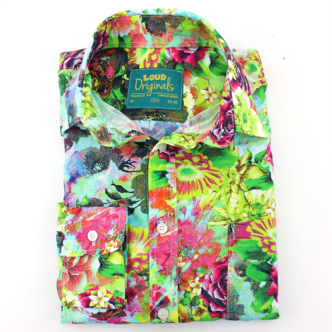 Regular Fit Long Sleeve Shirt - Floral