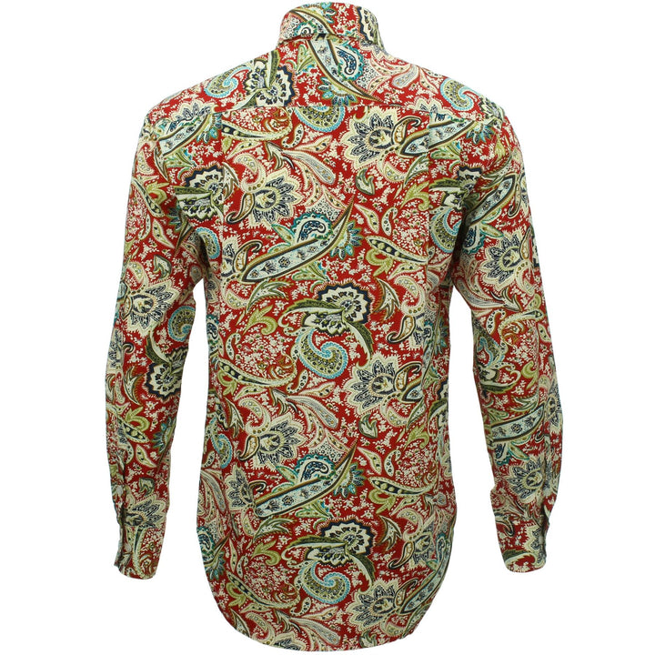 Regular Fit Long Sleeve Shirt - Bohemian Paisley