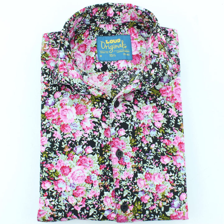 Slim Fit Short Sleeve Shirt - Floral