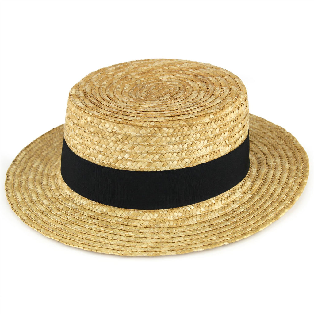 ERCZYO 2016 Fashion Summer Straw Men's Sun Hats Fedora Trilby Gangster Cap  Summer Beach Cap Panama Hat Sombrero Travel Sunhat 15 (Color : Straw, Size  : One size) : : Fashion