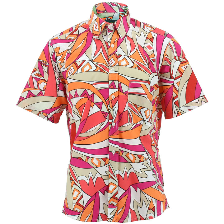 Regular Fit Short Sleeve Shirt - Abstract