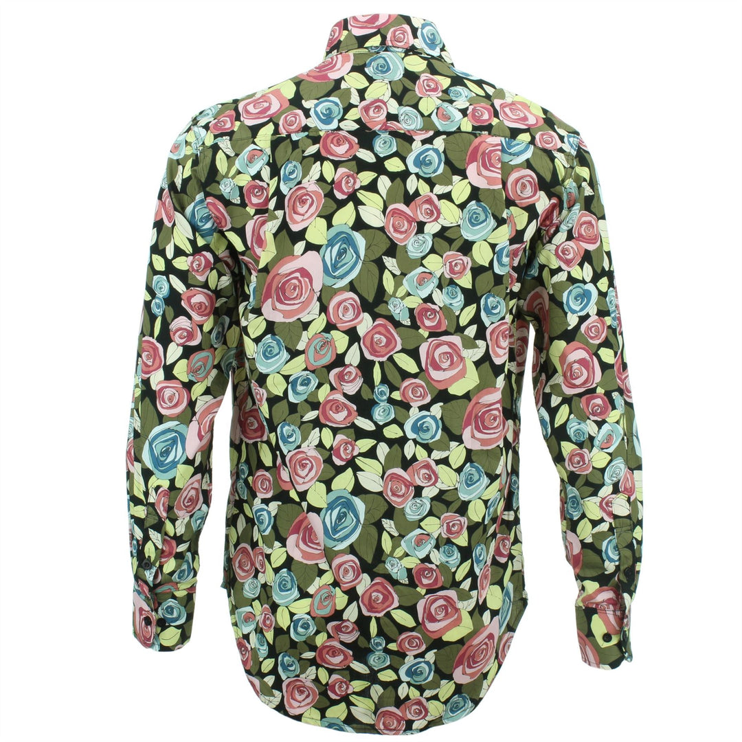 Regular Fit Long Sleeve Shirt - Floral