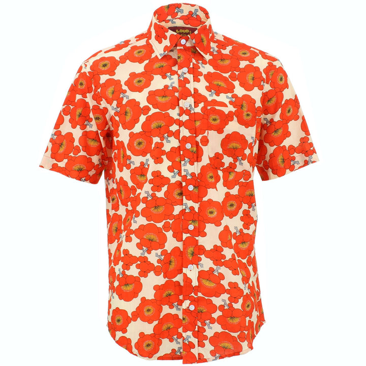 Regular Fit Short Sleeve Shirt - Floral