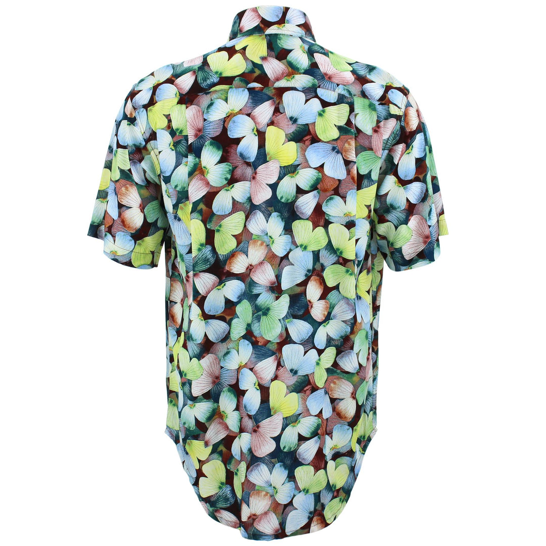 Regular Fit Short Sleeve Shirt - Butterflies