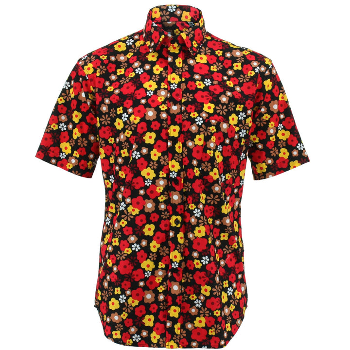 Regular Fit Short Sleeve Shirt - Floral