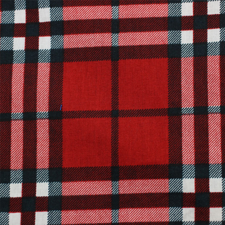 Regular Fit Long Sleeve Shirt - Random Mixed Panel - Tartan