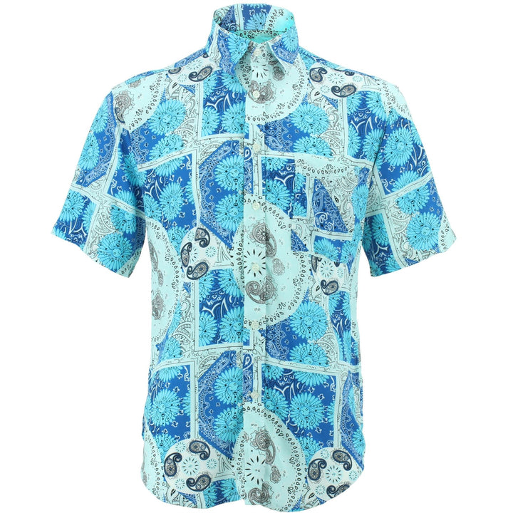 Regular Fit Short Sleeve Shirt - Paisley Floral