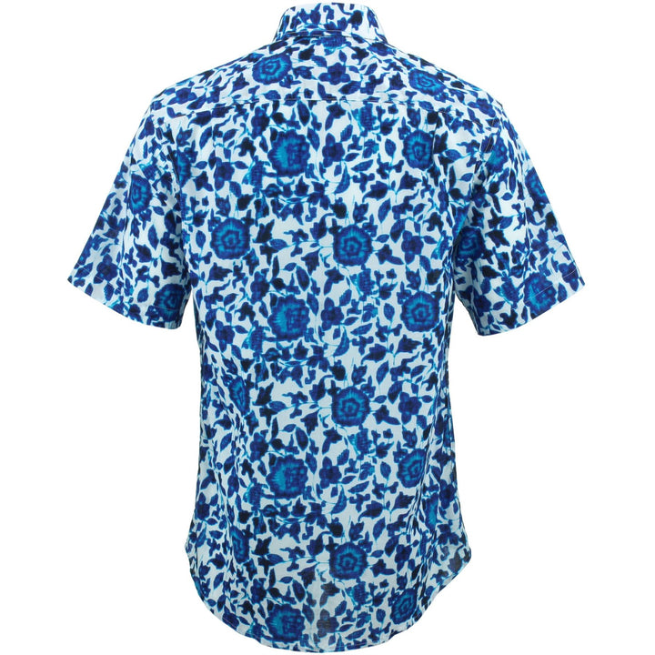 Regular Fit Short Sleeve Shirt - Floral Ikat