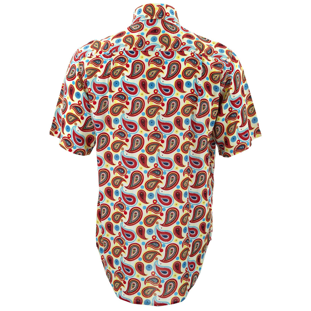 Regular Fit Short Sleeve Shirt - Paisley