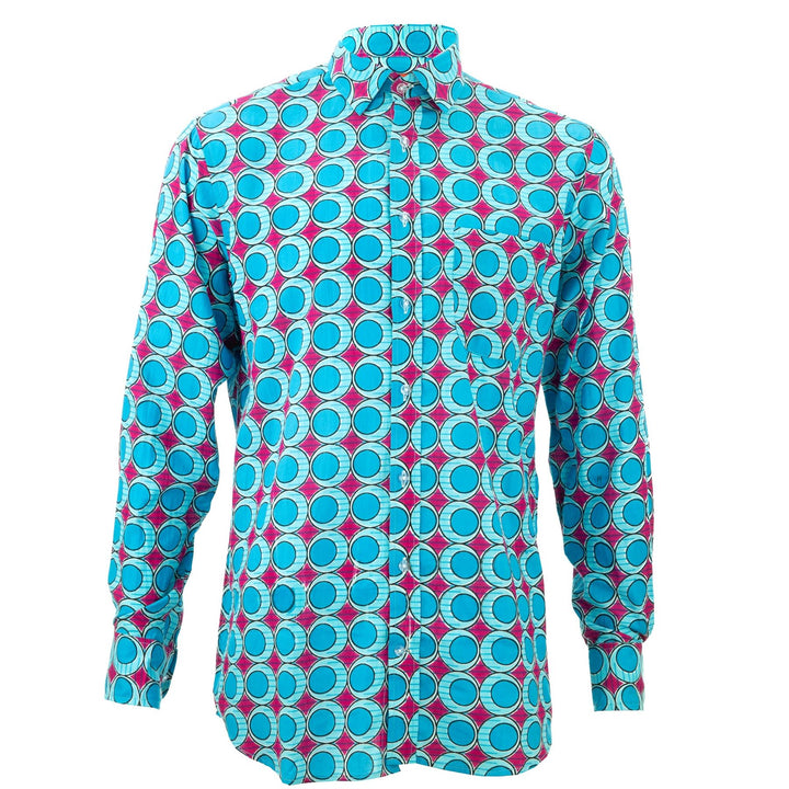 Regular Fit Long Sleeve Shirt - Blue Eggs