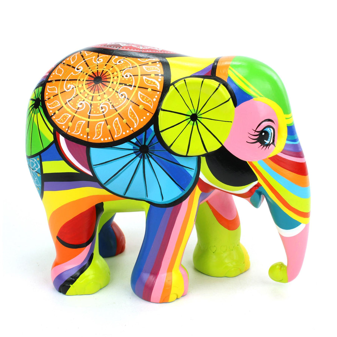 Limited Edition Replica Elephant - Colours of Chiang Mai