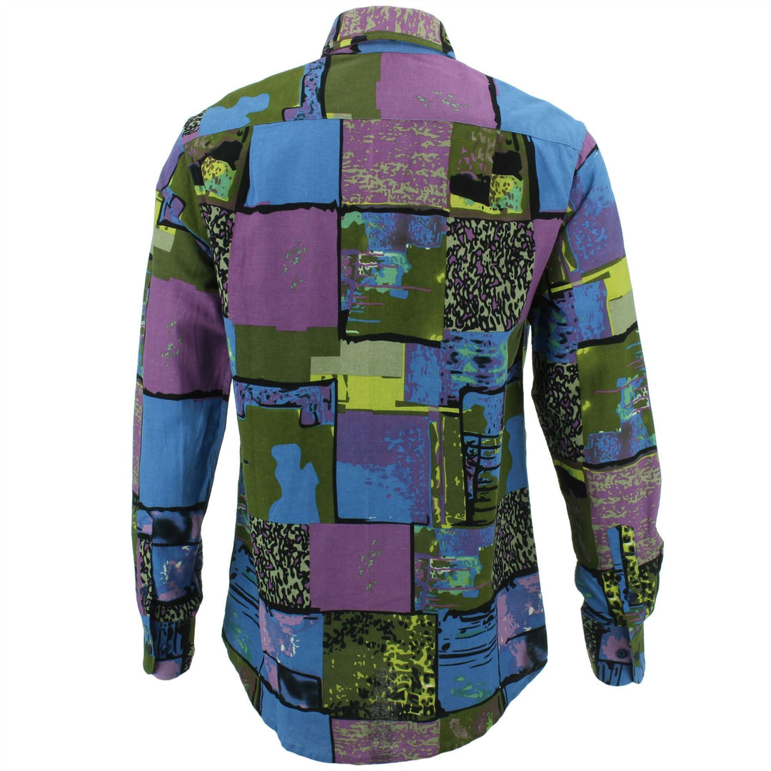 Regular Fit Long Sleeve Shirt - Camo Comic